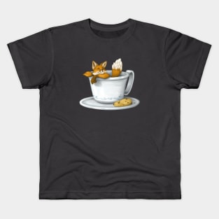 Coffee Fox Kids T-Shirt